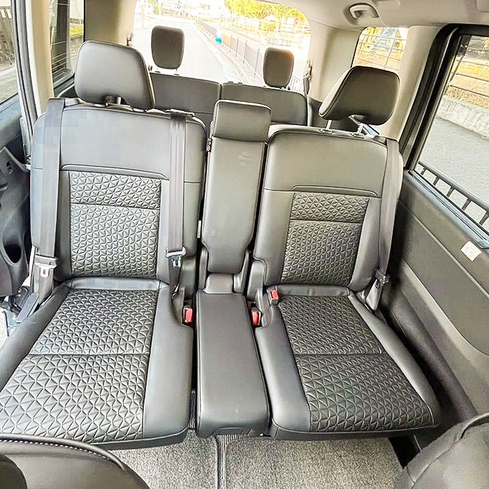 野田タクシーの車の社内を撮影した画像